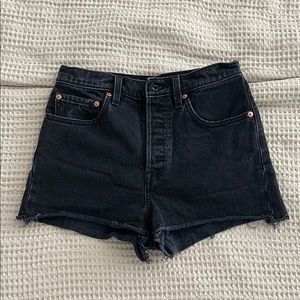 Levi’s Women's Black Denim Shorts